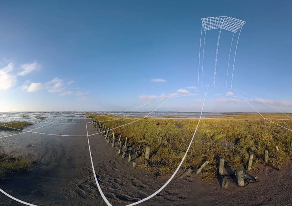 Animation på live-action billeder visualiserer Dorte Mandrups tanker. Fram grap fra VR-filmen SPRINGET.