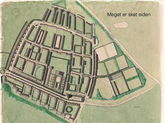 Tingbjerg som det oprindeligt blev tegnet af Steen Eiler Rasmussen
